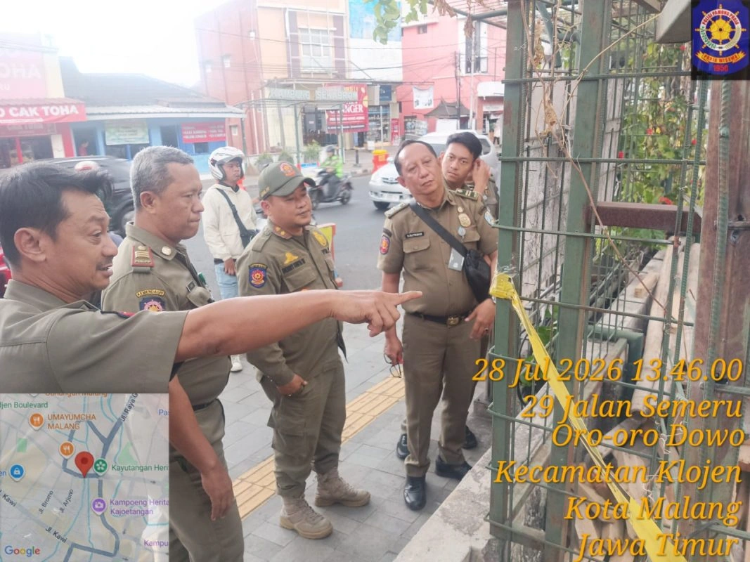 Satpol-Pp Provinsi Jatim Ambil Alih Penanganan Bangunan Parkir Ilegal Pia Cap Mangkok