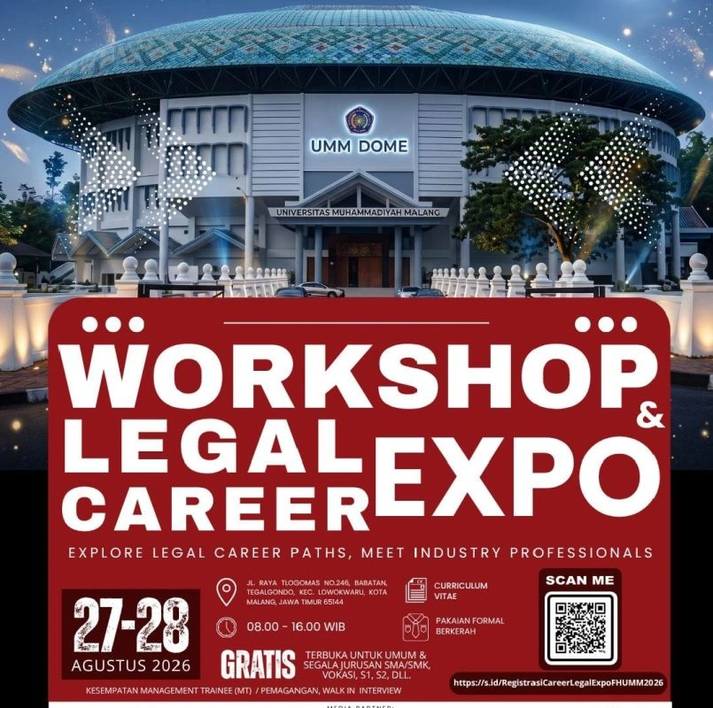 Fh Umm Siap Gelar Legal Career Expo 2026, Jembatani Talenta Muda Dan Dunia Industri