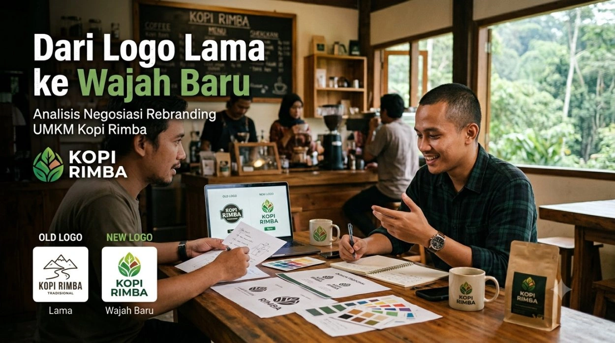 Dari Logo Lama Ke Wajah Baru: Analisis Negosiasi Rebranding Umkm Kopi Rimba_Zonanusantara.com