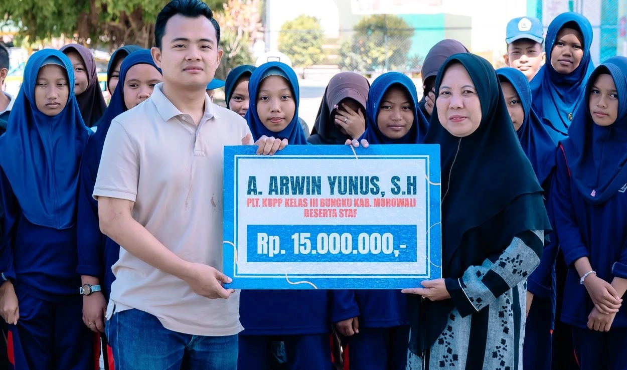 Plt Kupp Bungku Dan Pt Tmi Salurkan Bantuan Untuk Sekolah Gratis Mts Alfaizun Bone