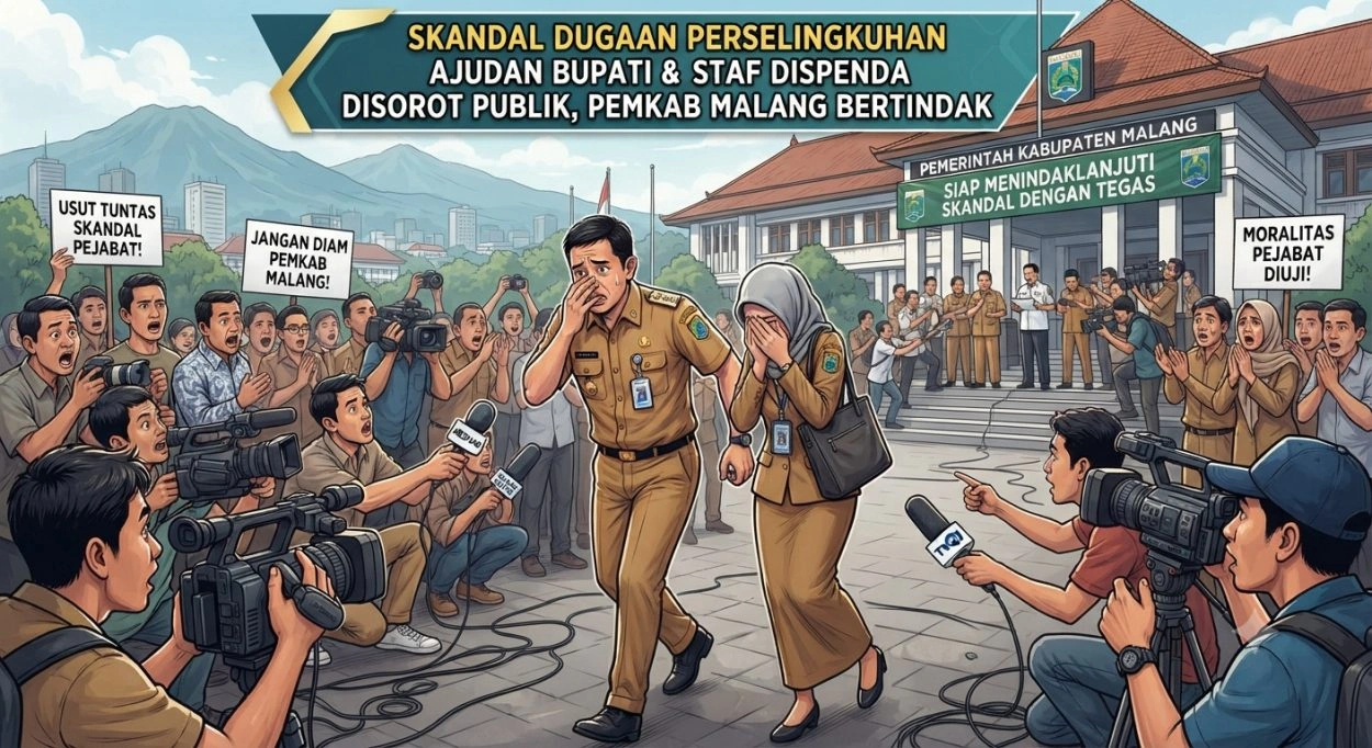 Skandal Dugaan Perselingkuhan Ajudan Bupati Dan Staf Dispenda Jadi Sorotan, Pemkab Malang Pastikan Tindak Lanjuti