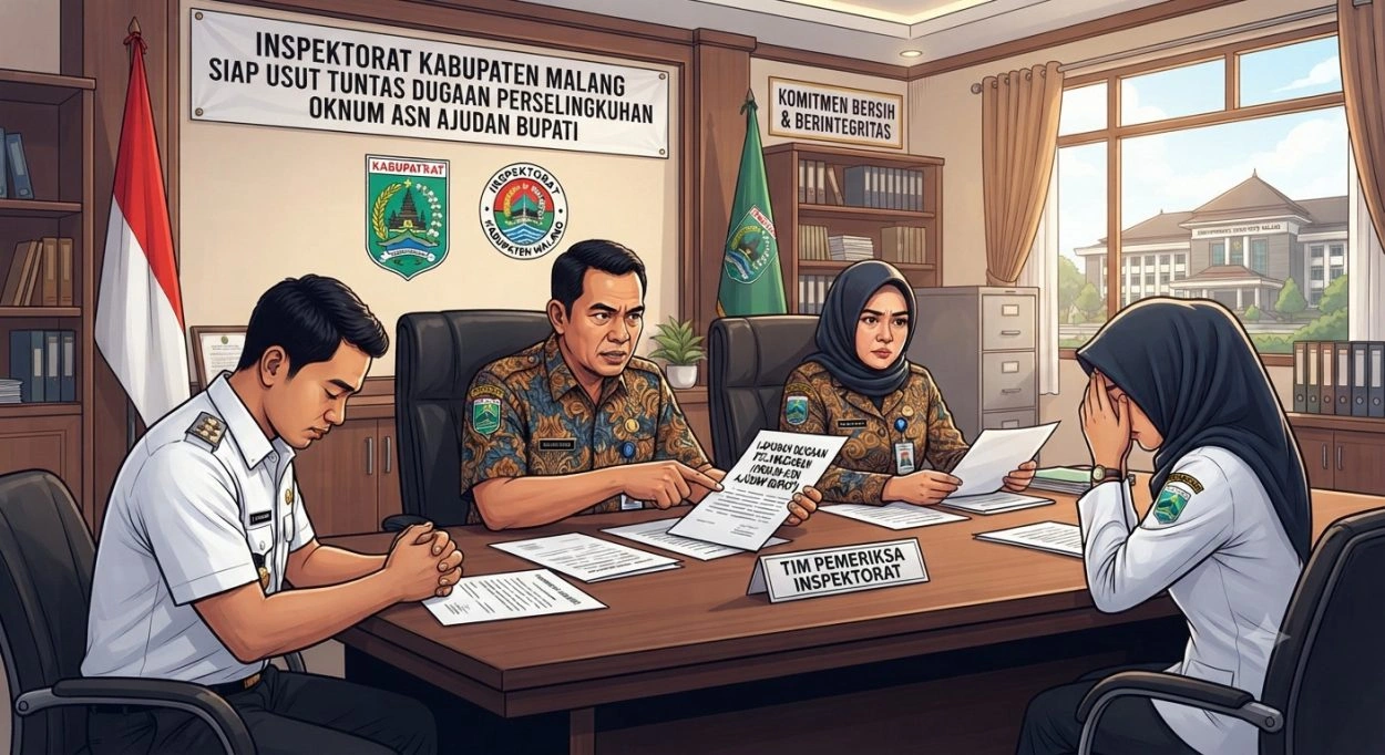 Inspektorat Kabupaten Malang Siap Usut Tuntas Dugaan Perselingkuhan Oknum Asn Ajudan Bupati