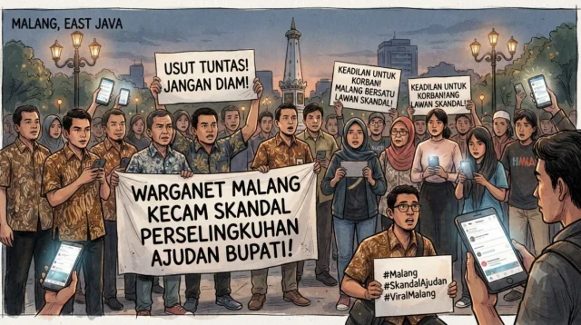 Warganet Kecam Skandal Perselingkuhan Ajudan Bupati Malang 