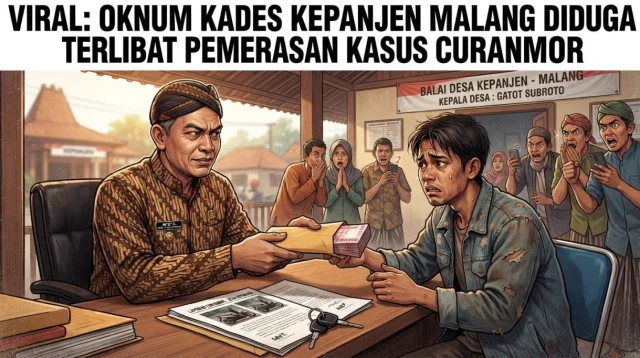 Viral, Oknum Kades Di Kepanjen Malang Diduga Terlibat Pemerasan Kasus Curanmor