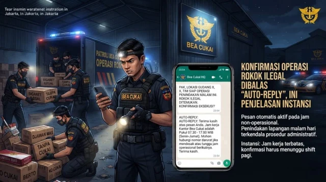 Konfirmasi Operasi Rokok Ilegal Malam Hari Dibalas 'Auto-Reply', Ini Penjelasan Instansi 