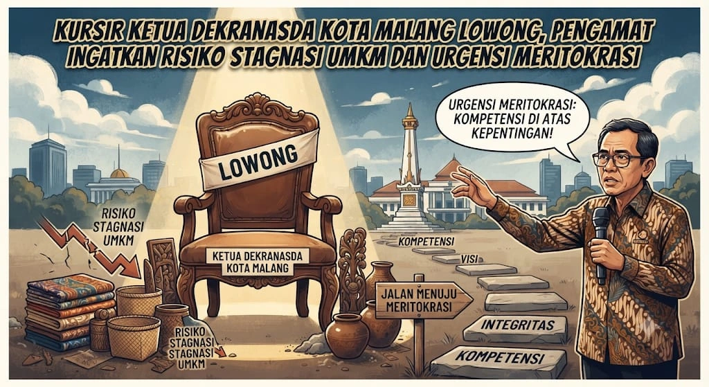 Kursi Ketua Dekranasda Kota Malang Lowong, Pengamat Ingatkan Risiko Stagnasi Umkm Dan Urgensi Meritokrasi