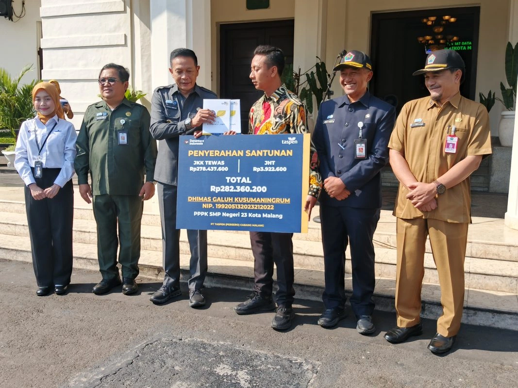 Gugur Saat Menjalankan Tugas, Ahli Waris Pegawai Pppk Malang Terima Santunan Jkk Rp282 Juta