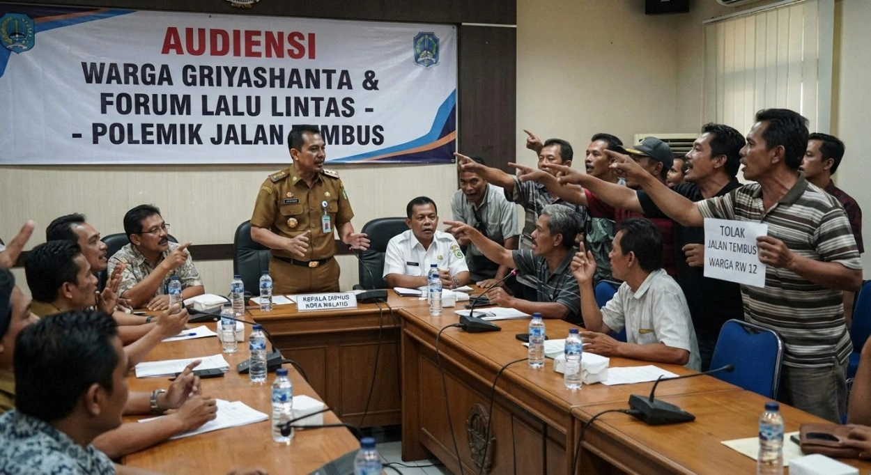 Mediasi Jalan Tembus Griyashanta Buntu, Dishub Kota Malang Tegaskan Selesaikan Secara Internal Rw