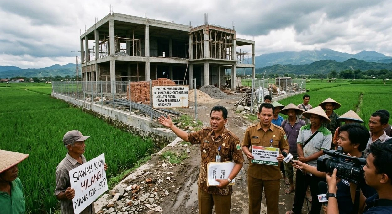 Skandal Proyek Puskesmas Poncokusumo, Dpkpck Kabupaten Malang Lempar Alasan Kebermanfaatan