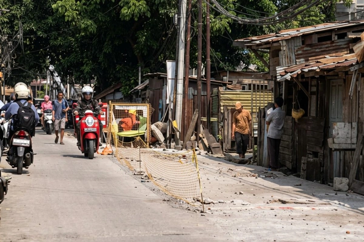 Proyek Jalan Pasar Induk Gadang Diduga Lambat Dan Dipertanyakan Soal Transparansi