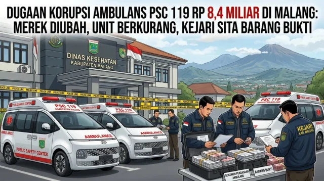 Periksa 35 Saksi Kejari Kabupaten Malang Belum Tetapkan Tersangka Kasus Korupsi Ambulans 