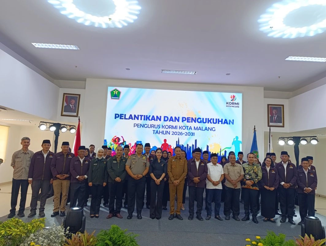 Lantik Pengurus Baru, Wali Kota Malang Tantang Kormi Buktikan Prestasi Di Forprov Jember 2026